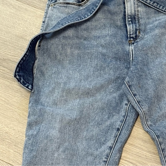 Abercrombie & Fitch Belted Ultra High Rise Super Skinny Ankle Jeans - Picture 3 of 10